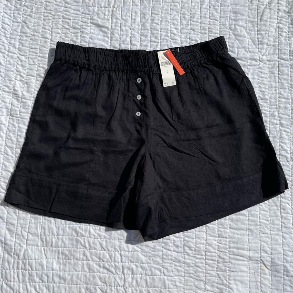 Anthropologie silk boxer shorts size m